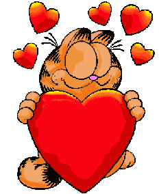 Garfield in the corner