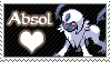 Absol stamp