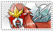 Entei stamp